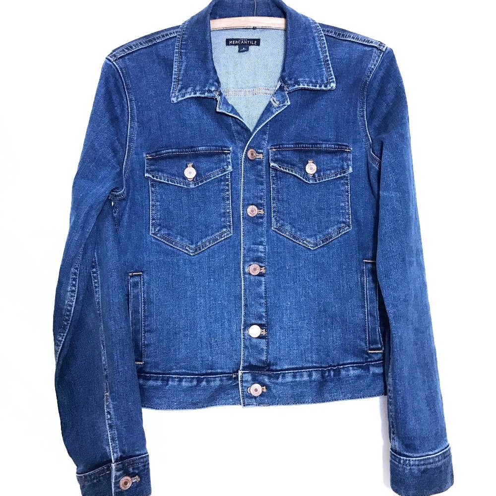 J. Crew Dark-Wash Denim Jacket